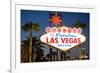 Las Vegas Sign at Night, Nevada, United States of America, North America-Ben Pipe-Framed Photographic Print