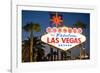 Las Vegas Sign at Night, Nevada, United States of America, North America-Ben Pipe-Framed Photographic Print