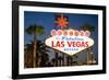 Las Vegas Sign at Night, Nevada, United States of America, North America-Ben Pipe-Framed Photographic Print