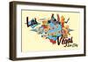 Las Vegas, Sin City-null-Framed Giclee Print