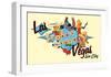 Las Vegas, Sin City-null-Framed Giclee Print