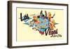 Las Vegas, Sin City-null-Framed Giclee Print