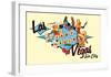 Las Vegas, Sin City-null-Framed Giclee Print