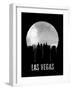 Las Vegas Skyline Black-null-Framed Art Print