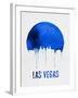 Las Vegas Skyline Blue-null-Framed Art Print