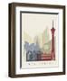 Las Vegas Skyline Poster-paulrommer-Framed Art Print