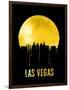 Las Vegas Skyline Yellow-null-Framed Art Print