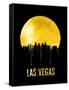 Las Vegas Skyline Yellow-null-Framed Stretched Canvas