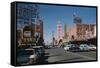 Las Vegas Street Scene-Philip Gendreau-Framed Stretched Canvas