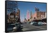 Las Vegas Street Scene-Philip Gendreau-Framed Stretched Canvas