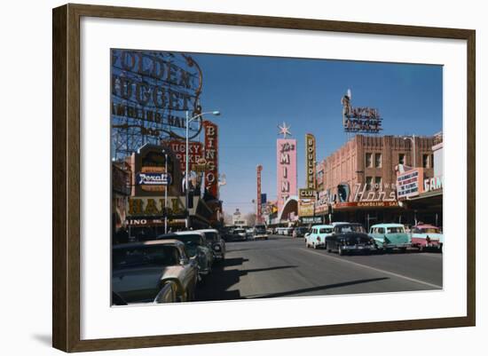 Las Vegas Street Scene-Philip Gendreau-Framed Photographic Print