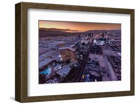 Las Vegas Strip Aloft-Steve Gadomski-Framed Photographic Print