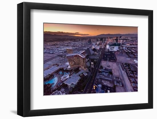 Las Vegas Strip Aloft-Steve Gadomski-Framed Photographic Print