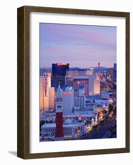 Las Vegas Strip Skyline, Las Vegas, Nevada, United States of America, North America-Richard Cummins-Framed Photographic Print