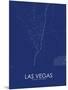 Las Vegas, United States of America Blue Map-null-Mounted Poster