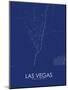 Las Vegas, United States of America Blue Map-null-Mounted Poster