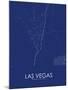 Las Vegas, United States of America Blue Map-null-Mounted Poster