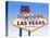 Las Vegas Welcome Road Sign-Beathan-Stretched Canvas