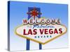 Las Vegas Welcome Road Sign-Beathan-Stretched Canvas