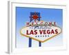 Las Vegas Welcome Road Sign-Beathan-Framed Photographic Print