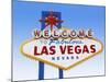 Las Vegas Welcome Road Sign-Beathan-Mounted Photographic Print