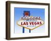 Las Vegas Welcome Road Sign-Beathan-Framed Photographic Print