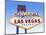 Las Vegas Welcome Road Sign-Beathan-Mounted Photographic Print