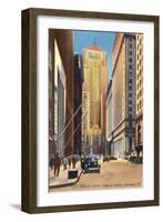 LaSalle Street, Chicago, Illinois-null-Framed Art Print