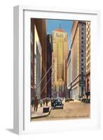 LaSalle Street, Chicago, Illinois-null-Framed Art Print