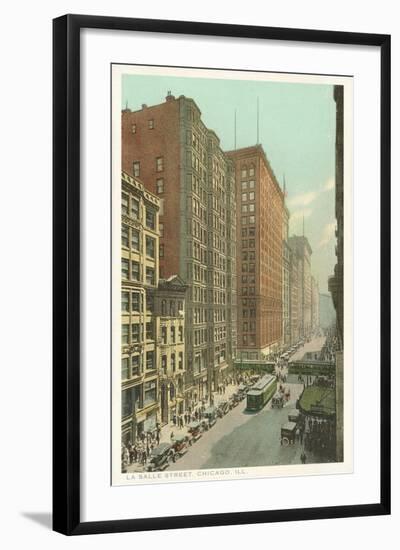 LaSalle Street, Chicago, Illinois-null-Framed Art Print