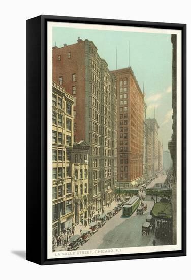 LaSalle Street, Chicago, Illinois-null-Framed Stretched Canvas