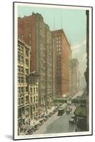 LaSalle Street, Chicago, Illinois-null-Mounted Art Print