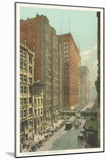 LaSalle Street, Chicago, Illinois-null-Mounted Art Print