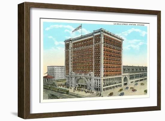 LaSalle Street Station, Chicago, Illinois-null-Framed Art Print