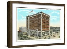 LaSalle Street Station, Chicago, Illinois-null-Framed Art Print