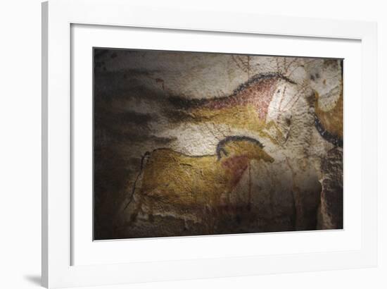 Lascaux Caves - chevaux de course-Historic Collection-Framed Premium Giclee Print