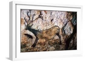 Lascaux: Running Deer-null-Framed Giclee Print