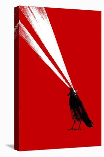 Laser Crow-Robert Farkas-Stretched Canvas
