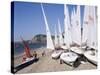 Laser Dinghies, Sidmouth, Devon, England, United Kingdom-Cyndy Black-Stretched Canvas