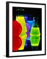 Laser Dyes in Flasks-Charles O'Rear-Framed Premium Photographic Print