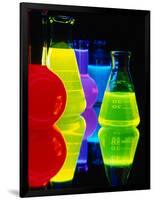 Laser Dyes in Flasks-Charles O'Rear-Framed Photographic Print