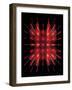 Laser Light Beamed Through An Interferometer-null-Framed Photographic Print