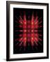 Laser Light Beamed Through An Interferometer-null-Framed Photographic Print