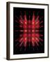 Laser Light Beamed Through An Interferometer-null-Framed Photographic Print