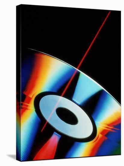 Laser Videodisc with Simulated Laser Beam-David Parker-Stretched Canvas