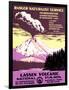 Lassen Volcanic National Park Vintage Travel Poster-null-Framed Art Print