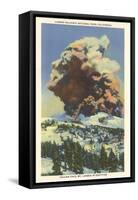 Lassen Volcano Erupting-null-Framed Stretched Canvas