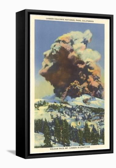 Lassen Volcano Erupting-null-Framed Stretched Canvas