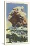 Lassen Volcano Erupting-null-Stretched Canvas