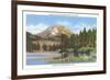 Lassen Volcano, Manzanita Lake-null-Framed Art Print